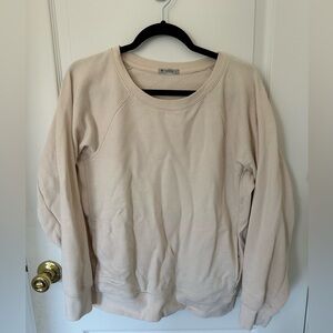 forever 21 crewneck, size medium in the color cream.